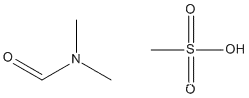 Molecular Structure of 1726-04-1 (Formamide, N,N-dimethyl-, methanesulfonate)